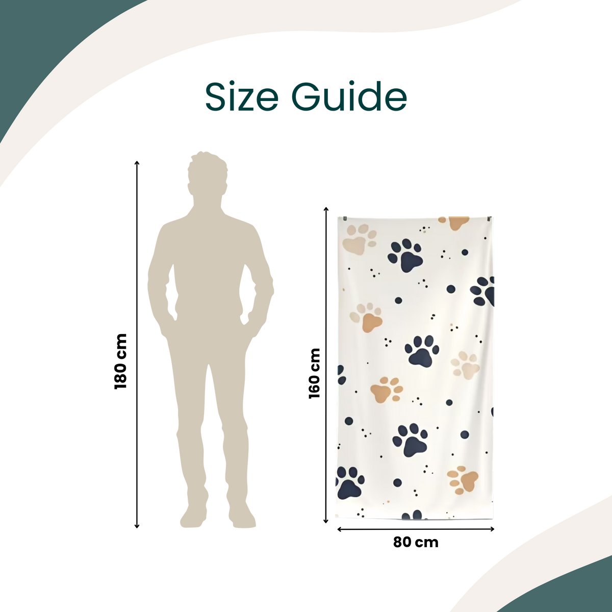 Paw Drift Beach Towel