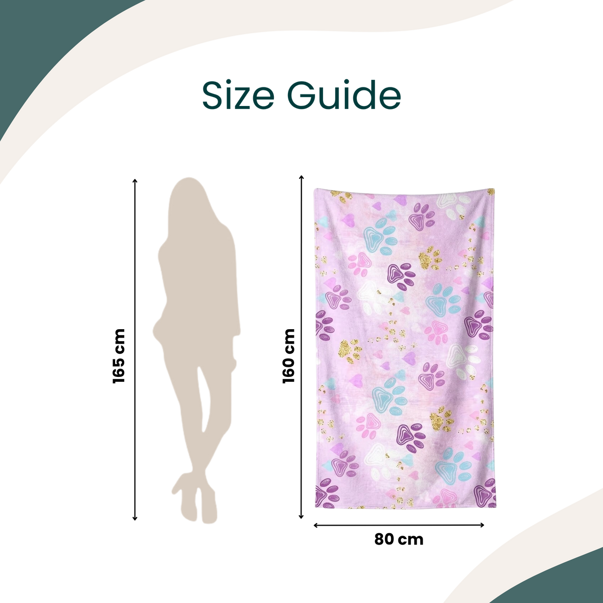 Berry Paw Beach Towel