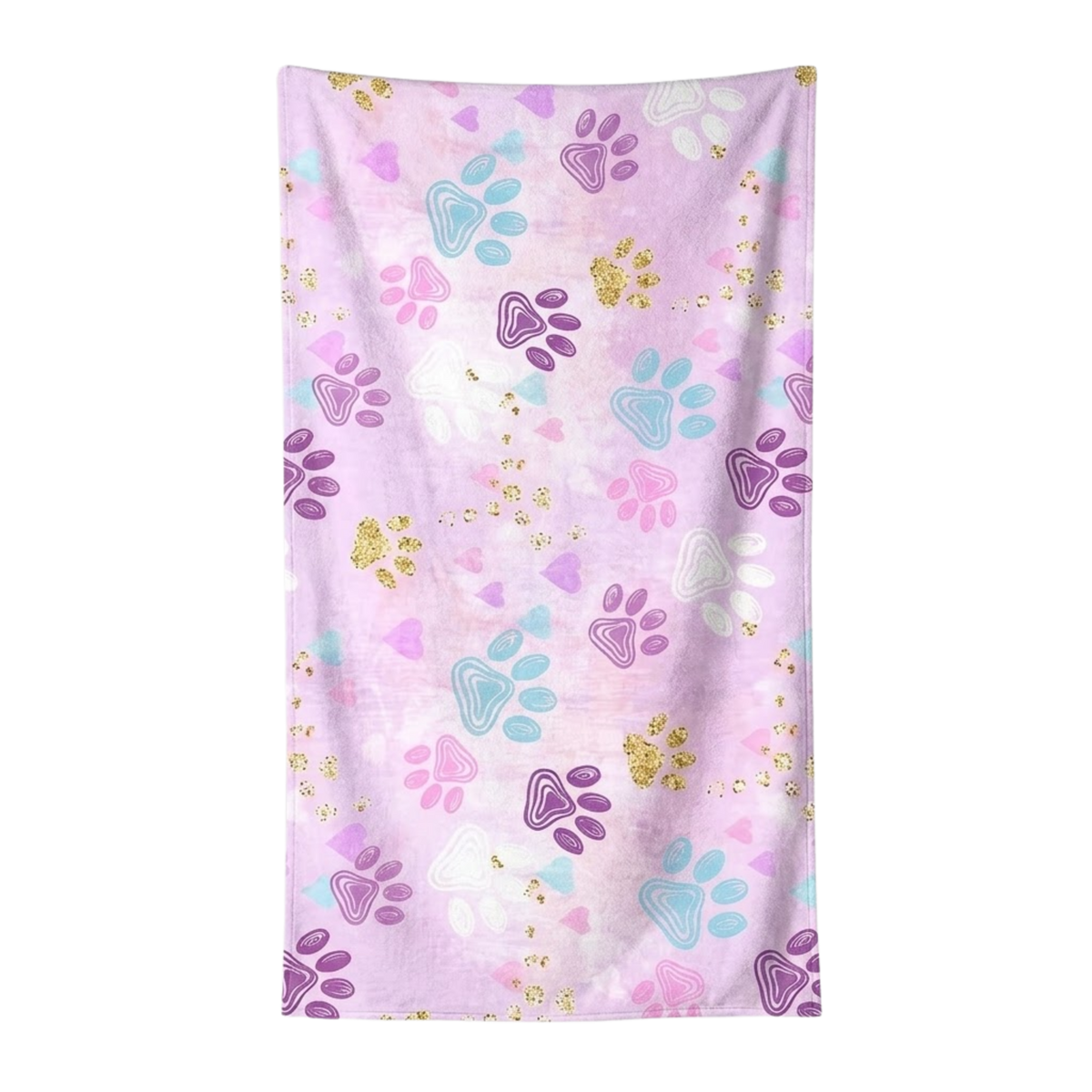 Berry Paw Beach Towel