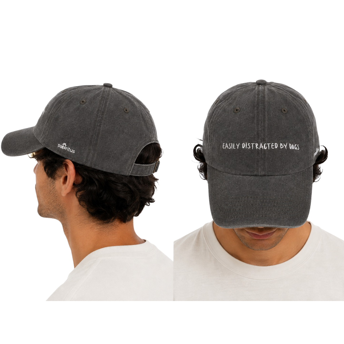 Easily Distracted by Dogs - Vintage Style Cap