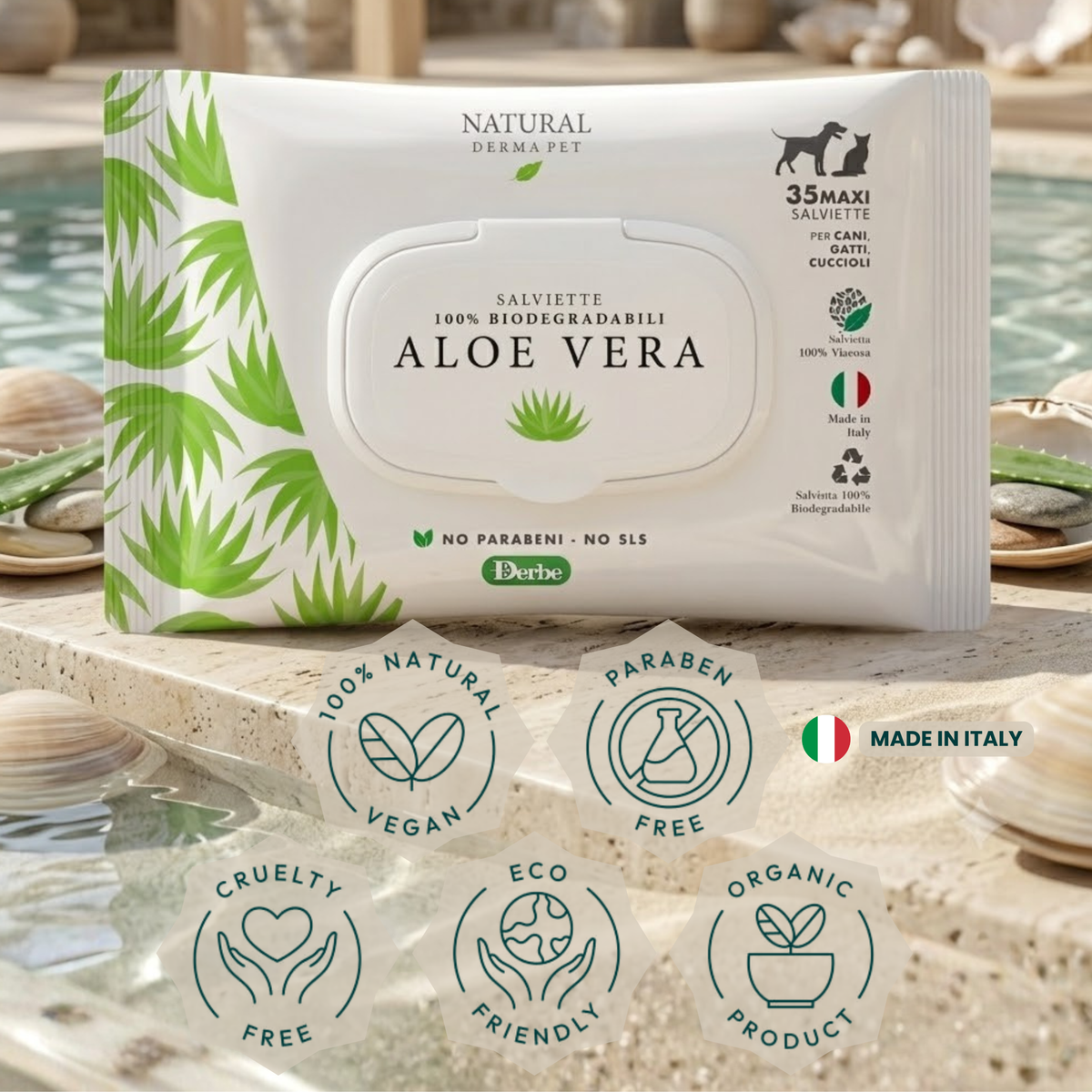Aloe Vera Refreshing Cleansing Wipes