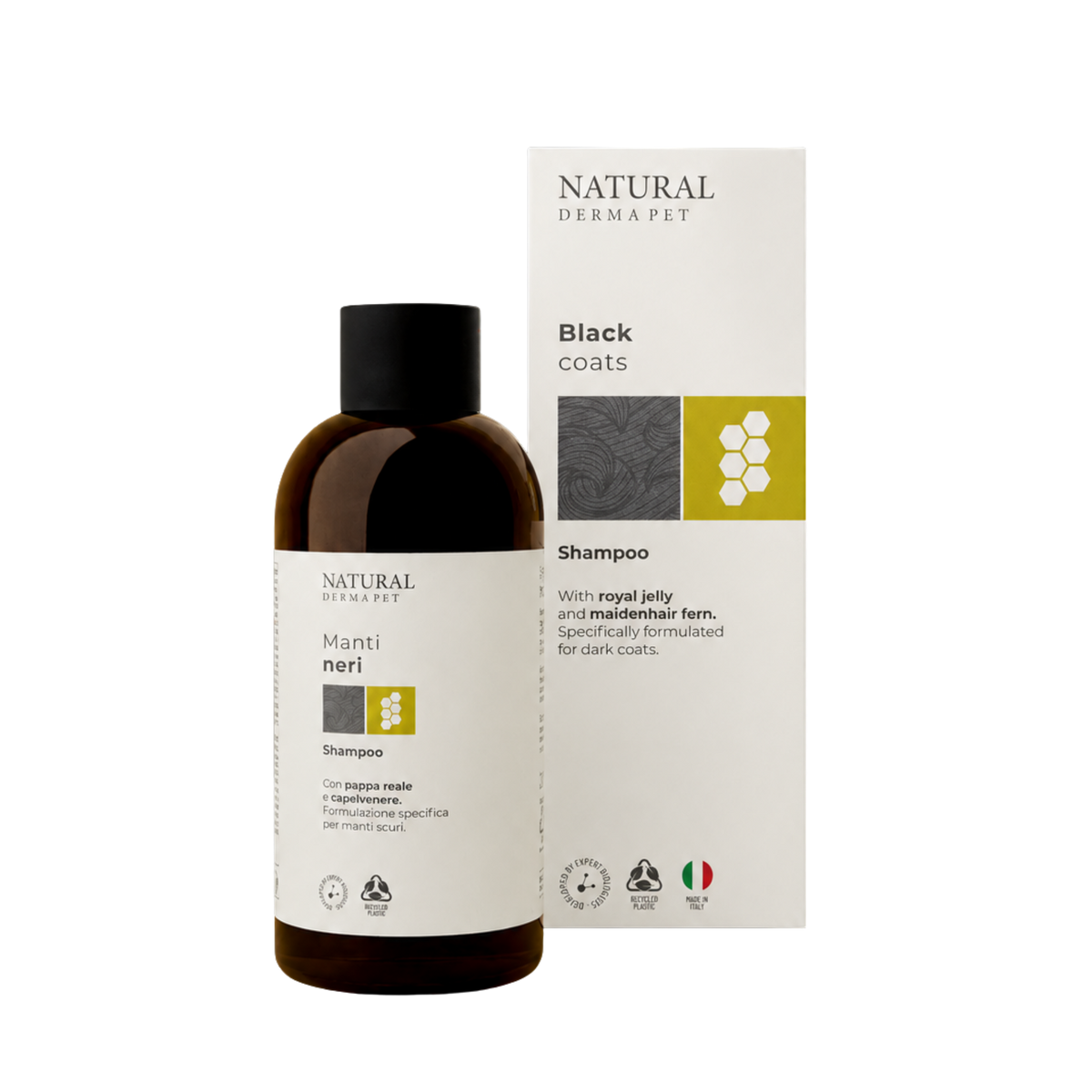 Black Coat Radiance Shampoo with Royal Jelly & Maidenhair Fern