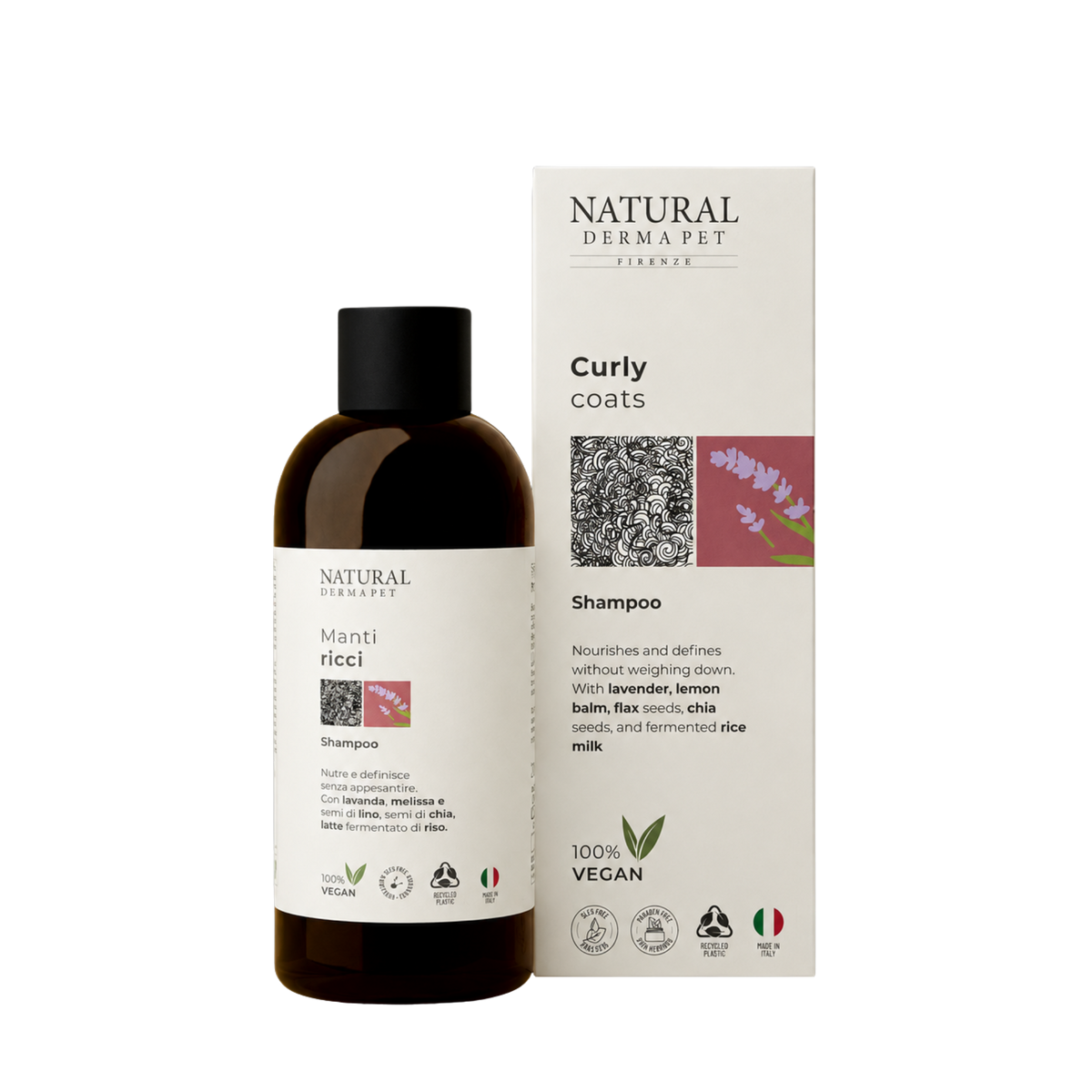 Curly Coat Hydrating Shampoo with Curl‑Defining Botanicals