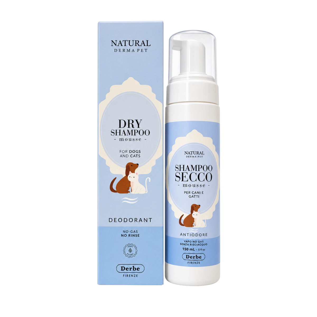 No-Rinse Anti-Odour Dry Shampoo Mousse