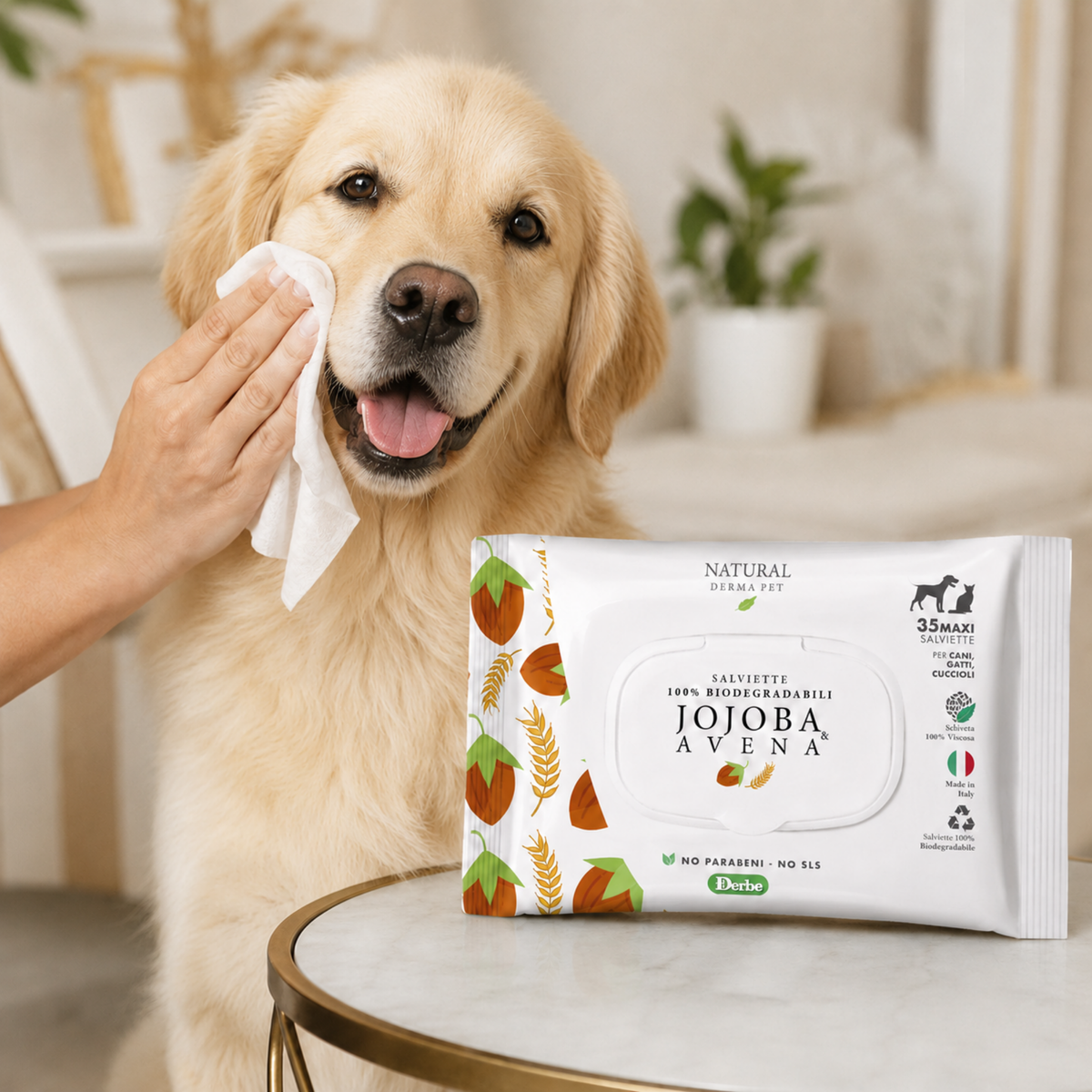 Jojoba & Oat Coat Cleansing Wipes