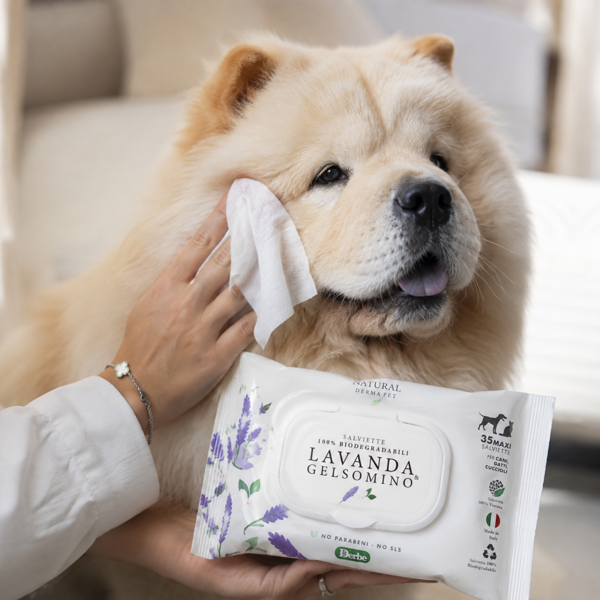 Lavender & Jasmine Coat Cleansing Wipes