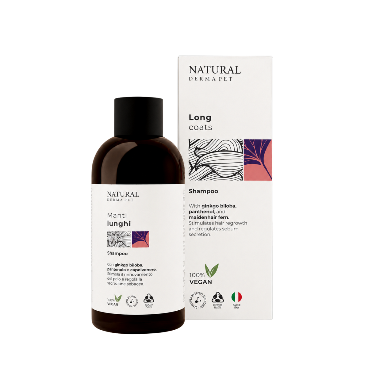 Long Coat Nourishing Shampoo with Ginkgo & Botanical Extracts