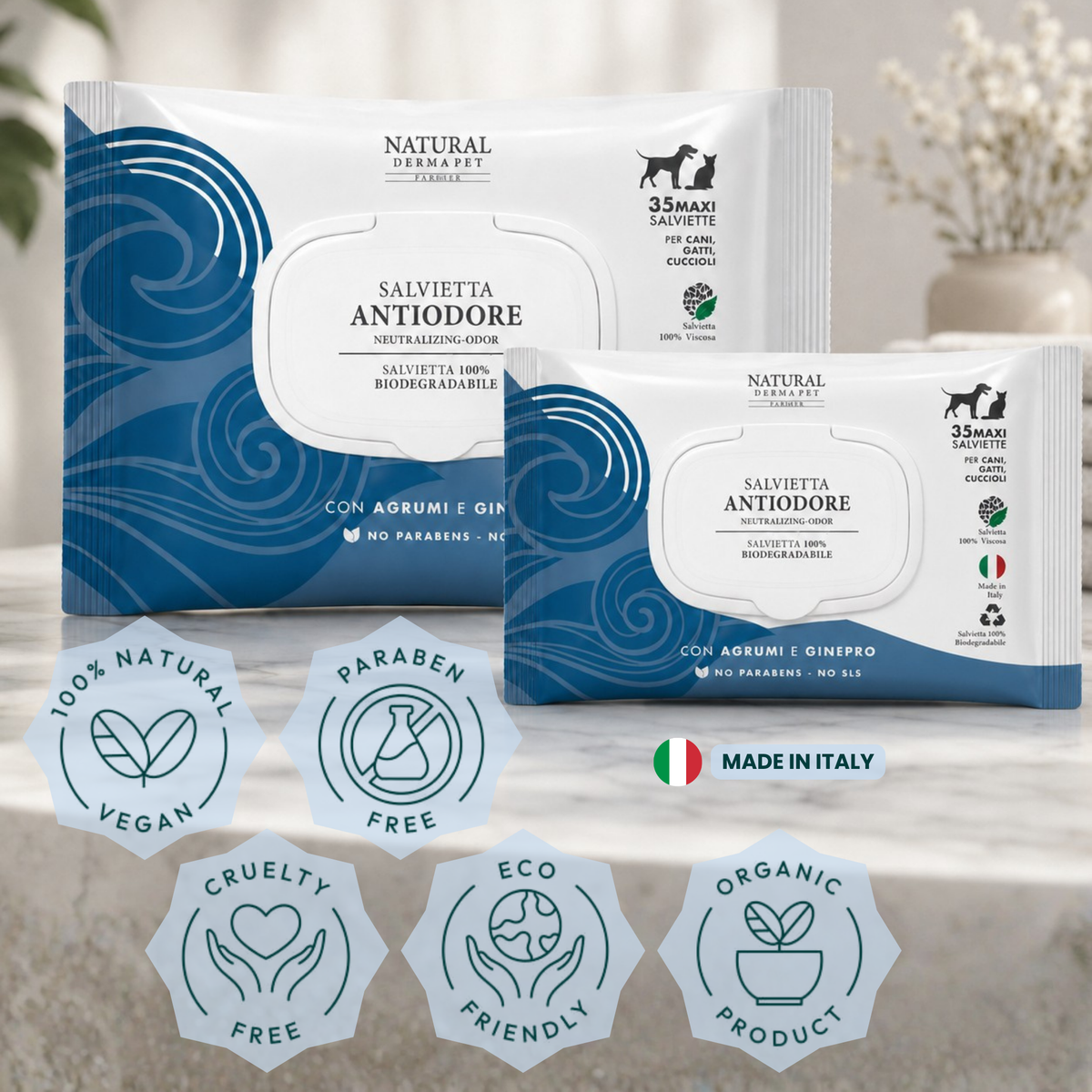 Pet Deodorizing Wipes