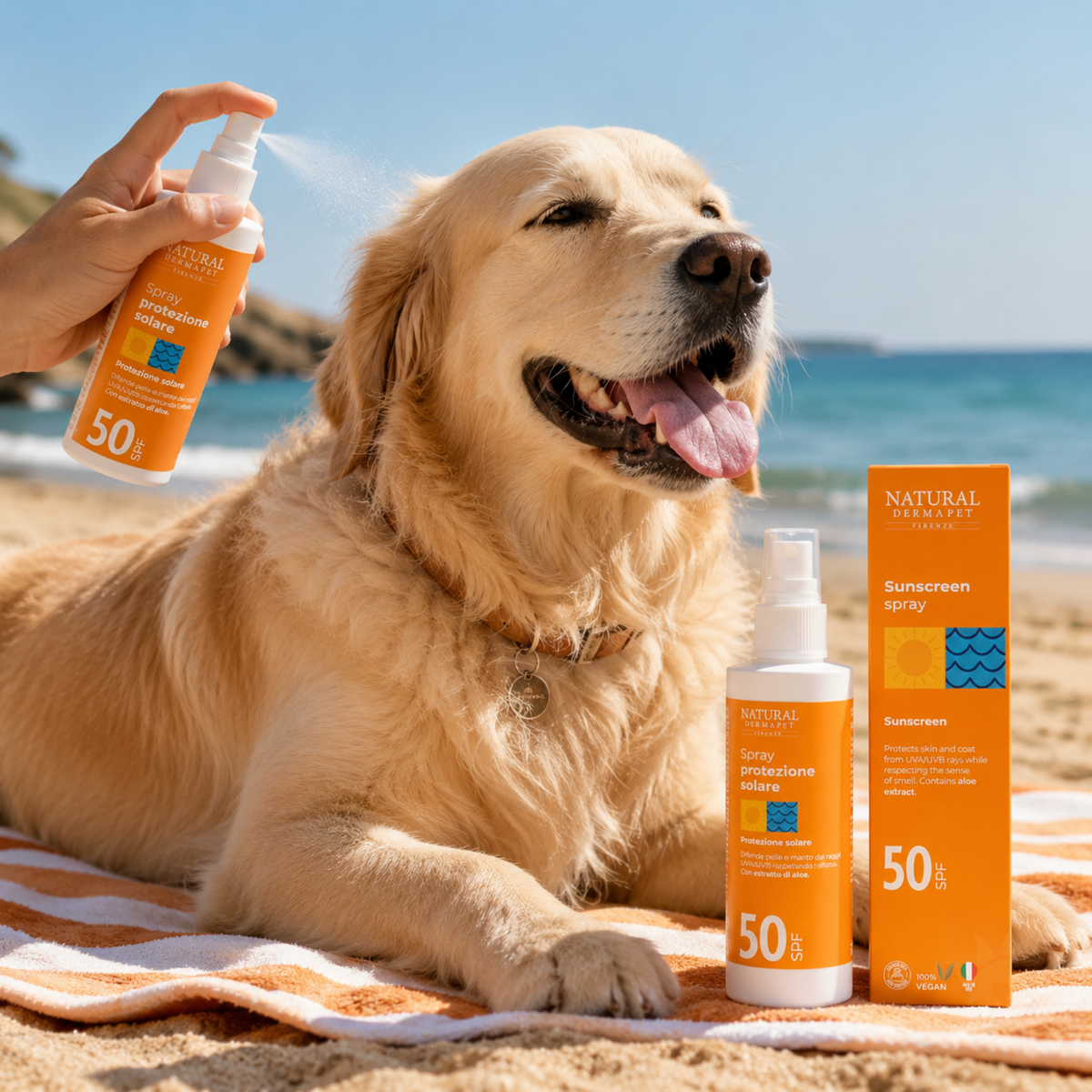 Sunscreen Spray SPF50 for Dogs - Broad Spectrum