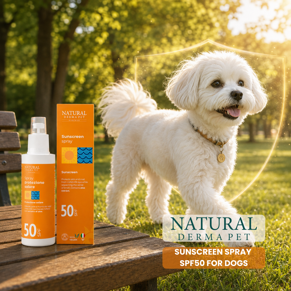 Sunscreen Spray SPF50 for Dogs - Broad Spectrum