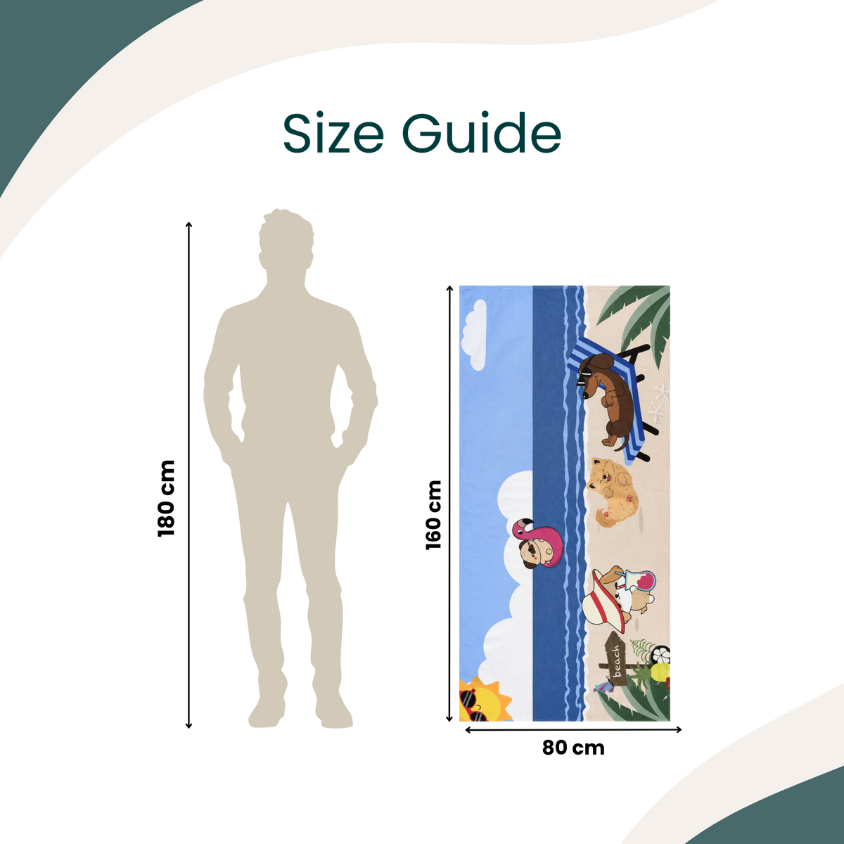 Sand & Smiles Beach Towel