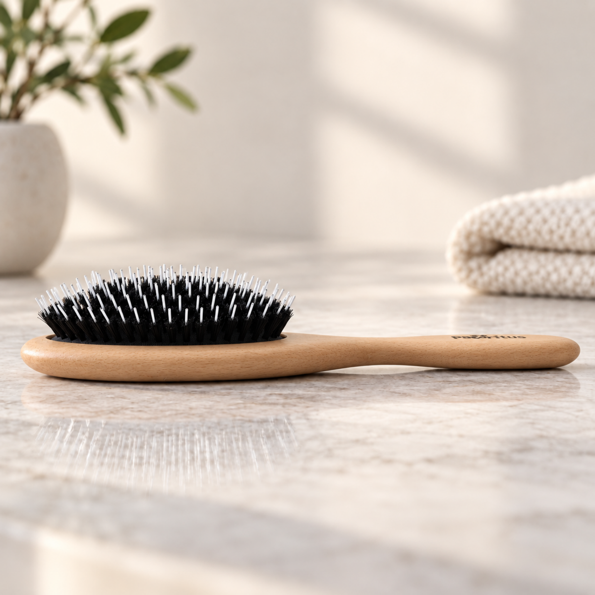 Shine & Smooth Dual-Bristle Brush