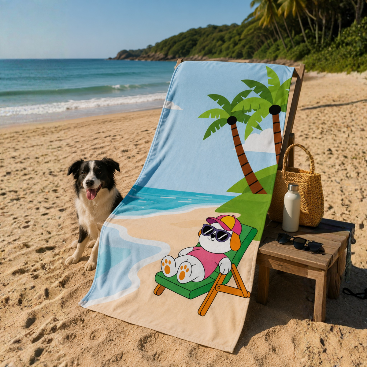 Sunset Vibes Beach Towel