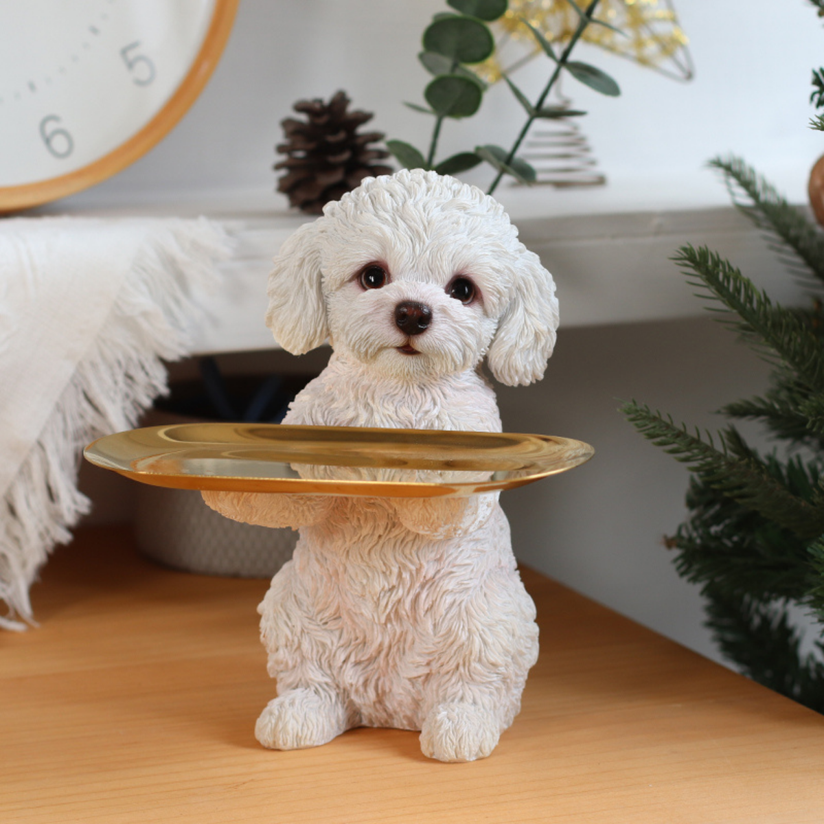 White Poodle - Accessory Holder