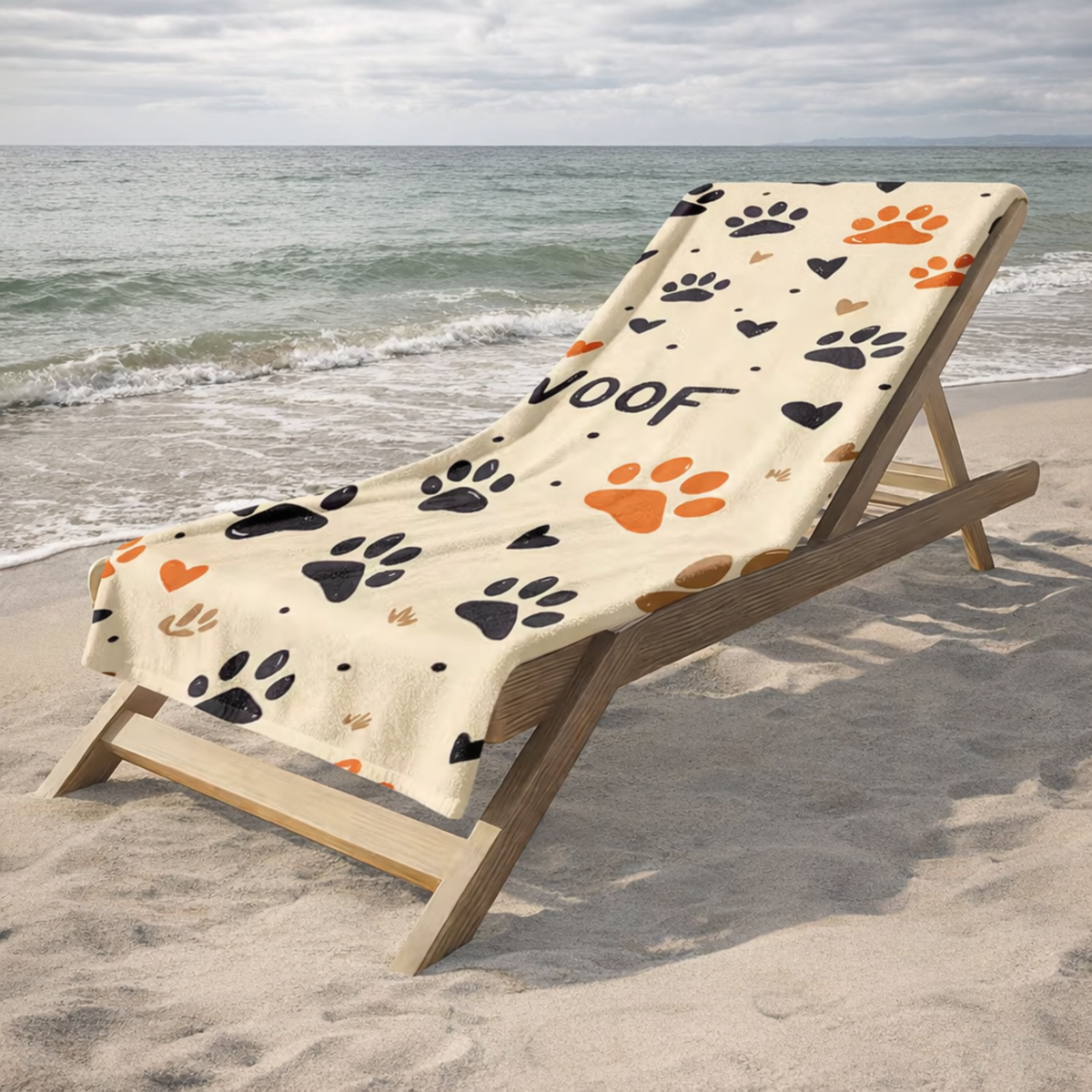 Woof Beach Towel