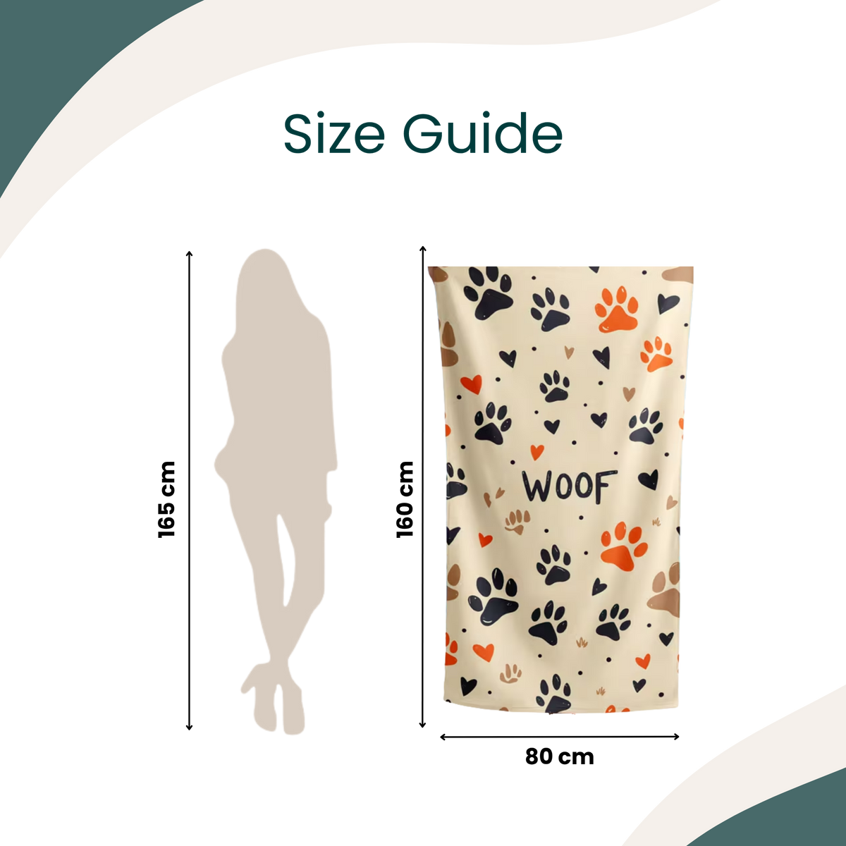 Woof Beach Towel