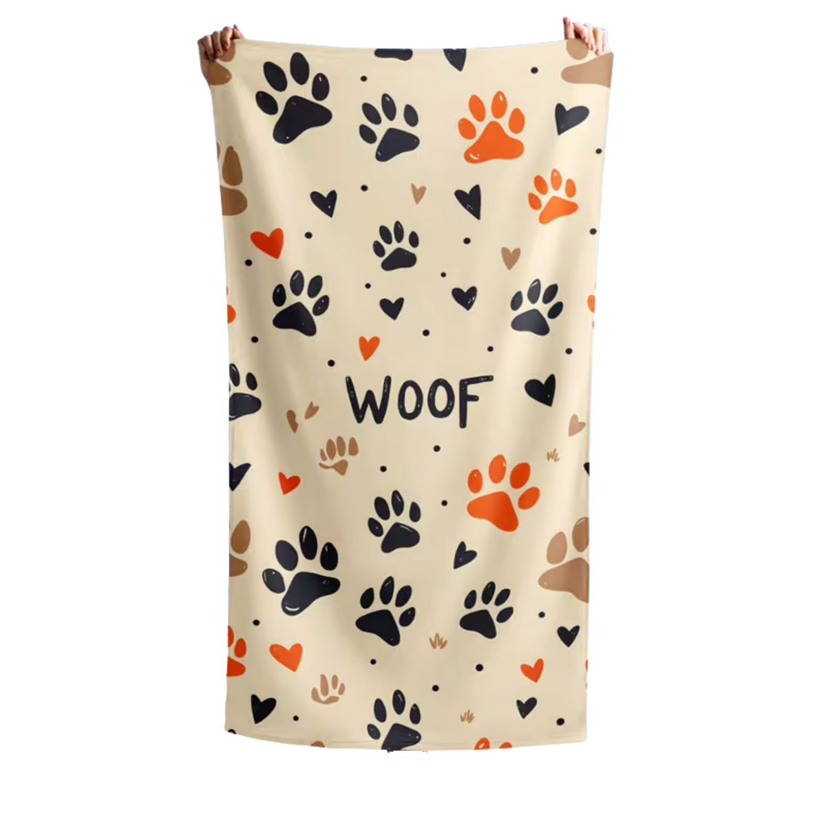 Woof Beach Towel