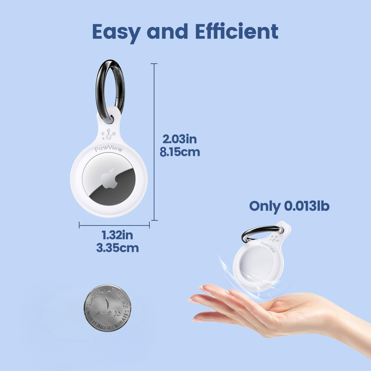 Anti-Loss Smart Pet ID Tag - QR & AirTag Holder