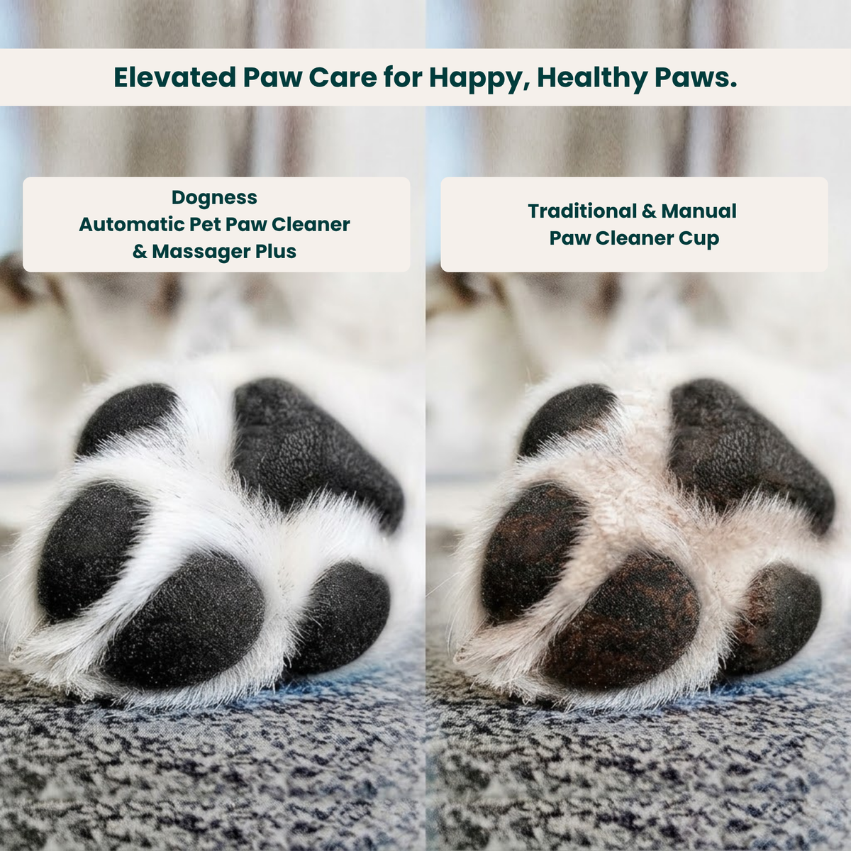 Automatic Pet Paw Cleaner & Massager Plus
