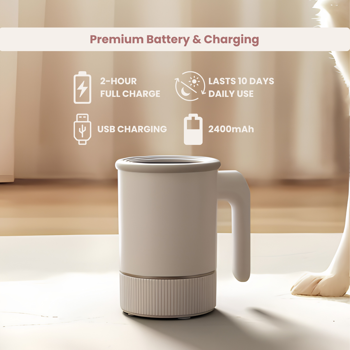 Automatic Pet Paw Cleaner & Massager Plus