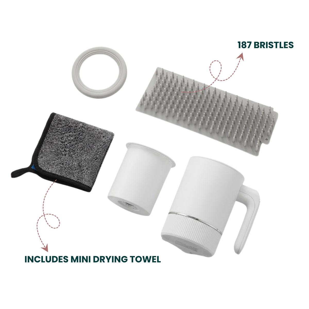 Automatic Pet Paw Cleaner & Massager Plus