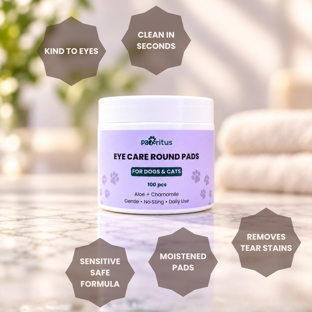Eye Care Round Pads