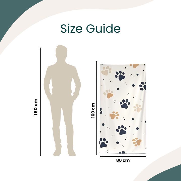 Paw Drift Beach Towel