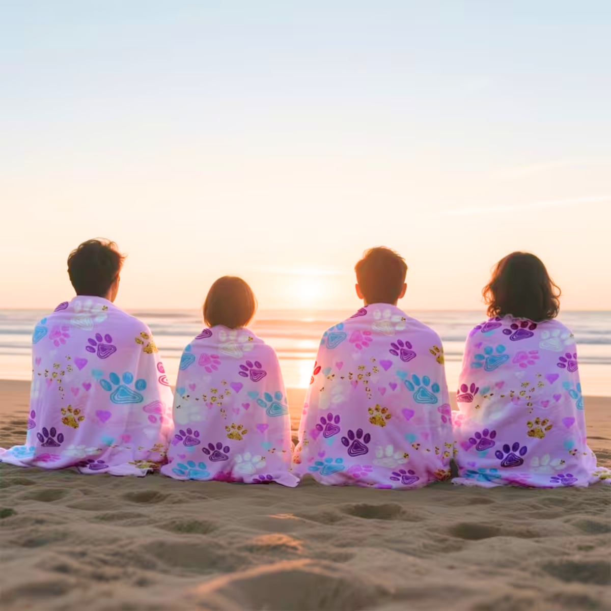 Berry Paw Beach Towel