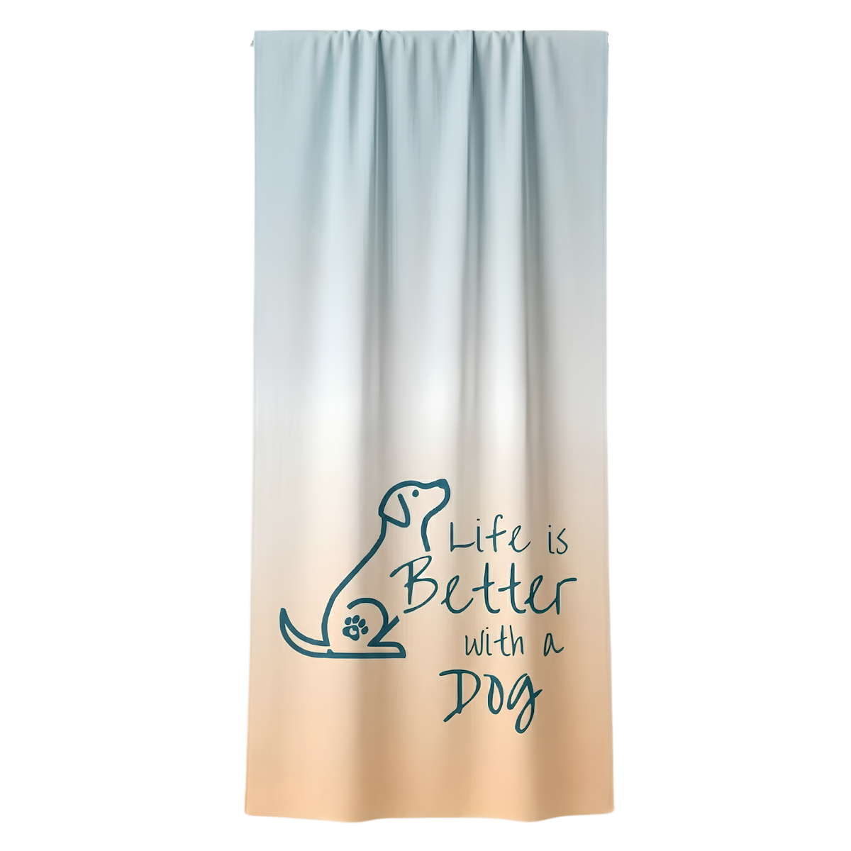 Better with a Dog Beach Towel