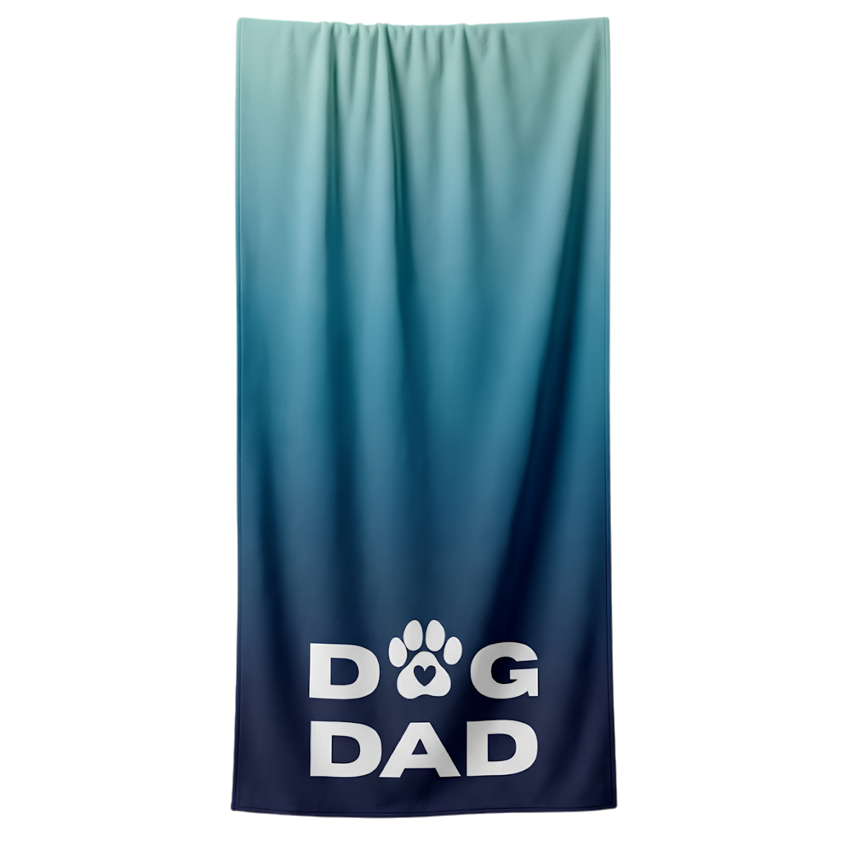 DOG DAD Beach Towel