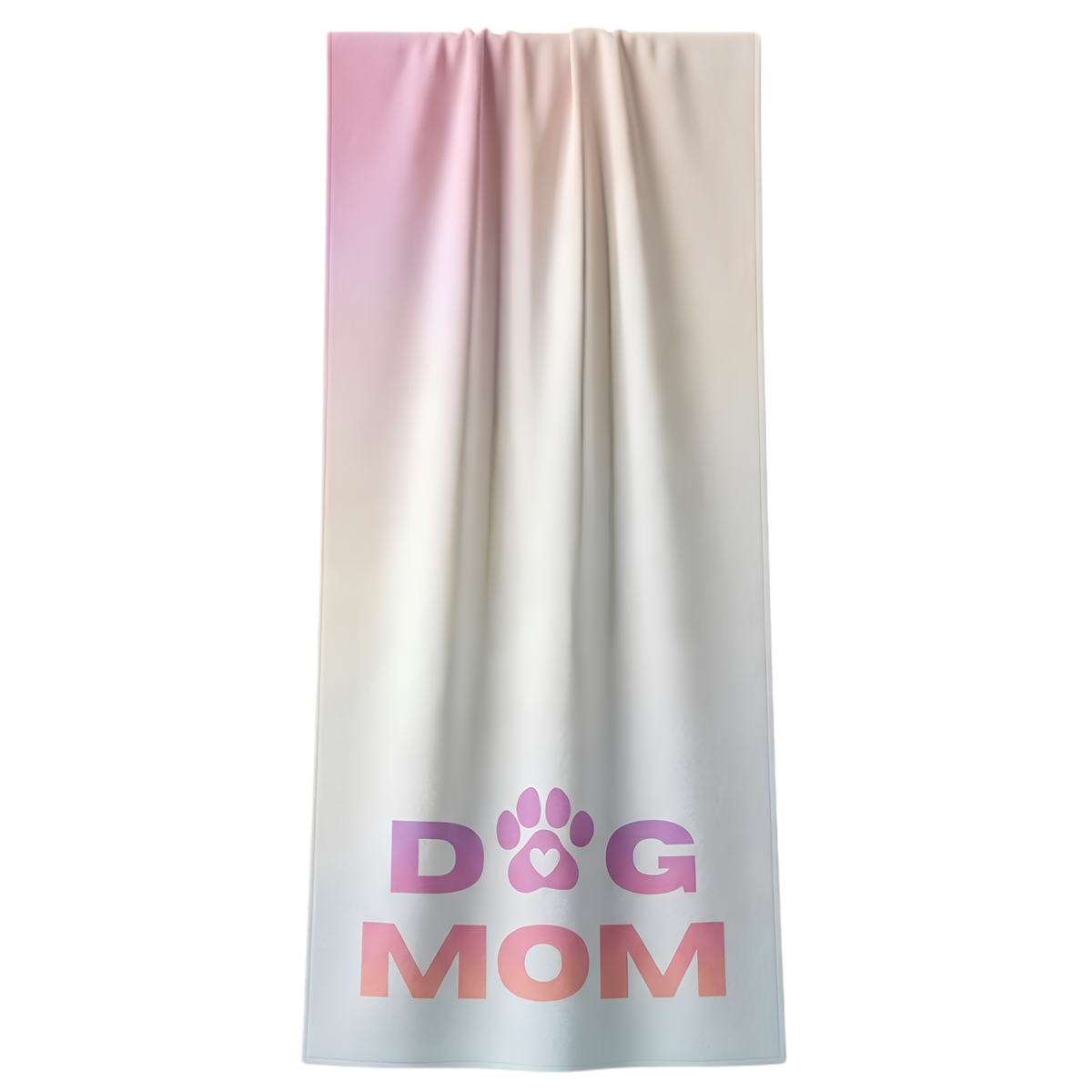 DOG MOM Beach Towel