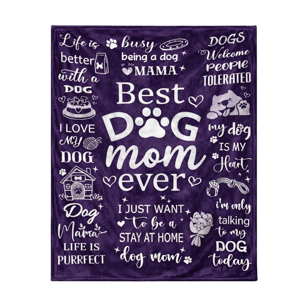 Best Dog Mom Blanket