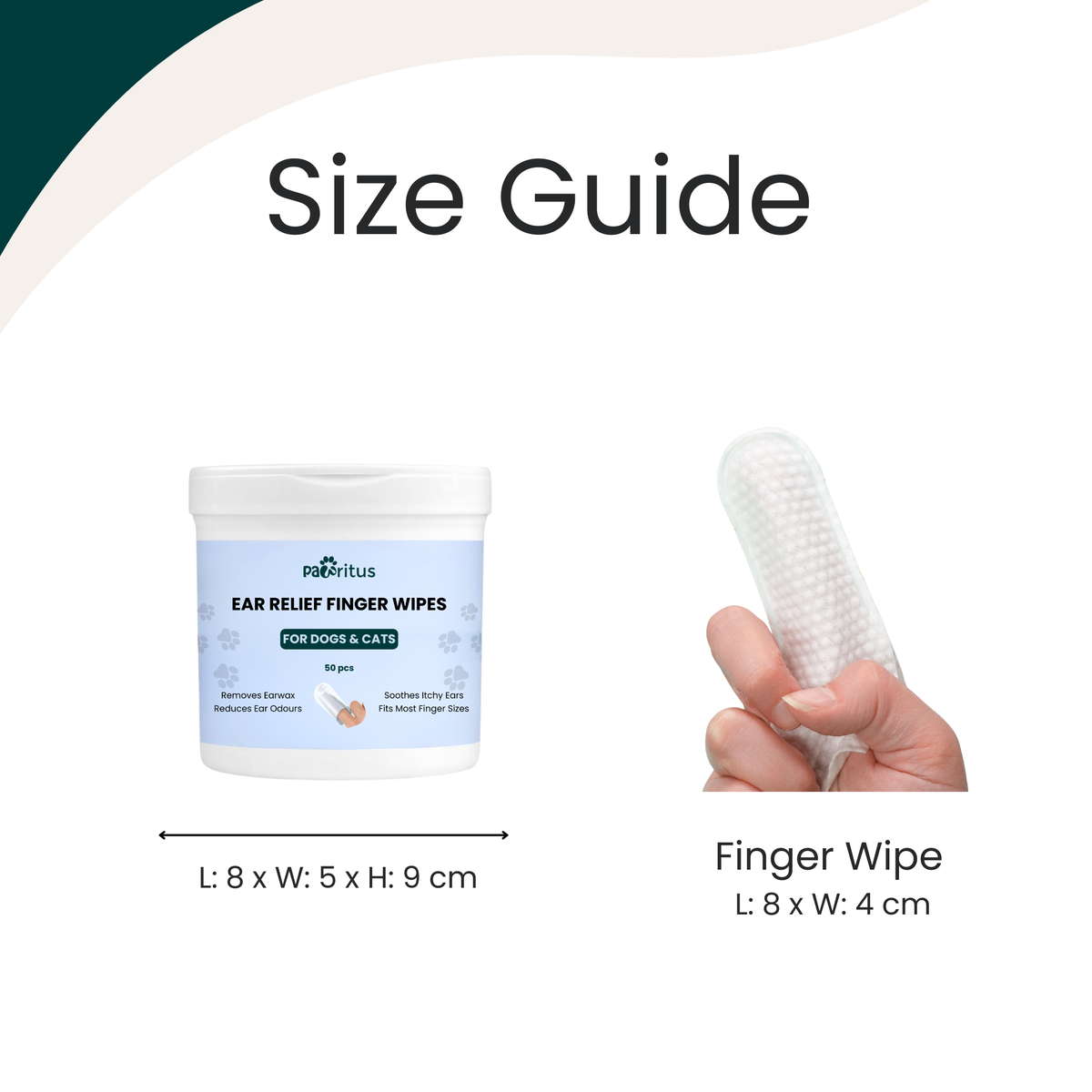 Ear Relief Finger Wipes