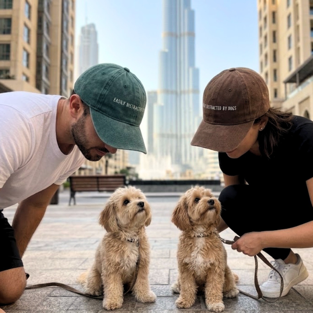 Easily Distracted by Dogs - Vintage Style Cap