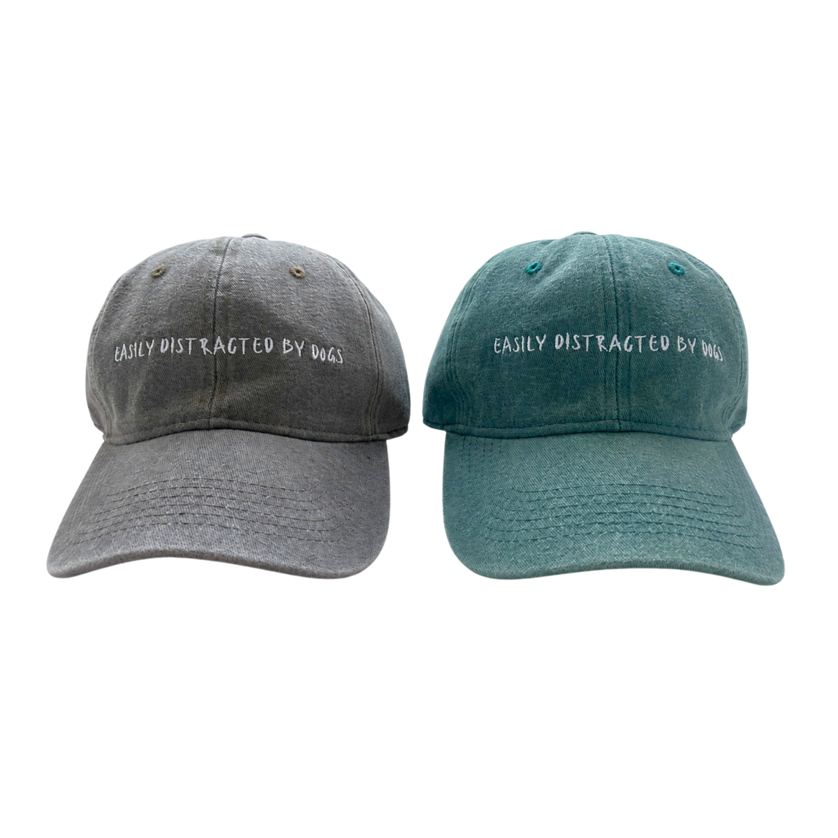 Easily Distracted by Dogs - Vintage Style Cap