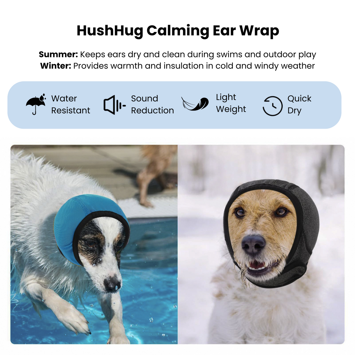 HushHug Calming Ear Wrap