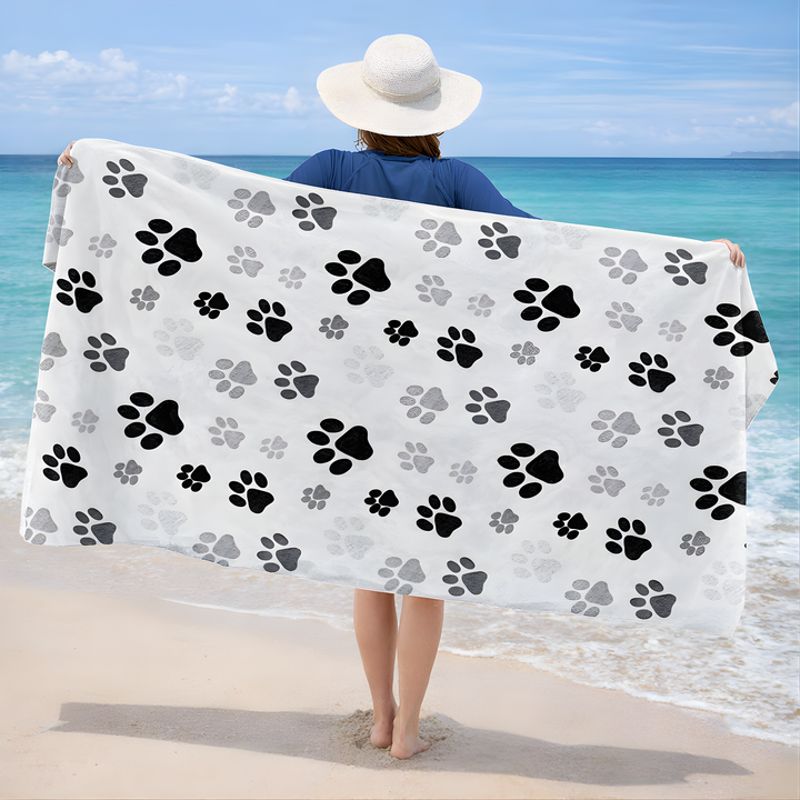 Monochrome Beach Towel
