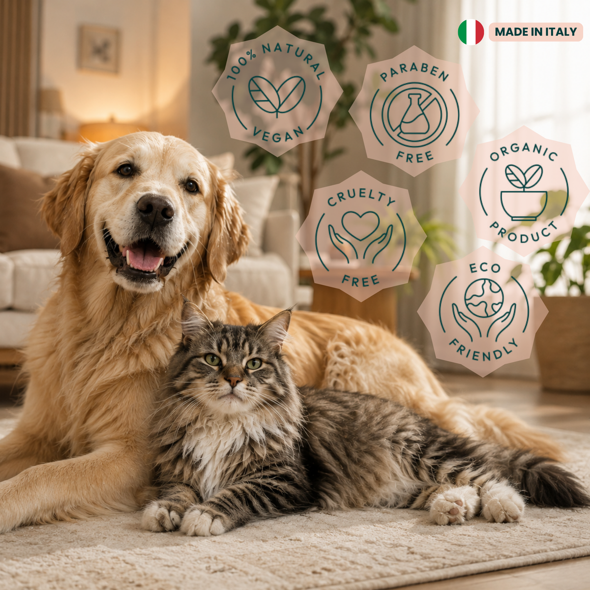 2‑in‑1 Shampoo & Conditioner for Dogs & Cats