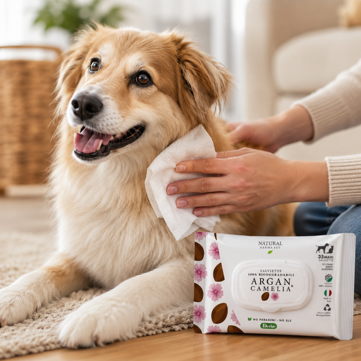 Argan & Camellia Coat Cleansing Wipes