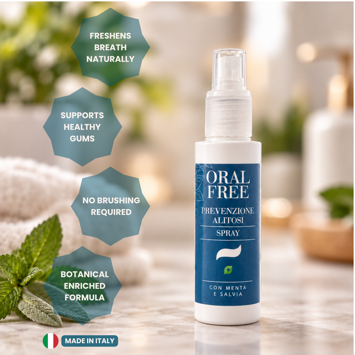 Dog Oral Care Spray - Fresh Breath & Healthy Gums
