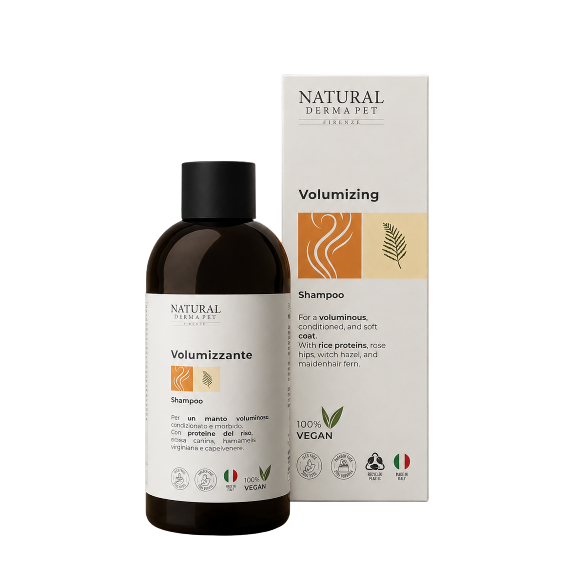 Volumizing Coat Shampoo with Rice & Wheat Proteins