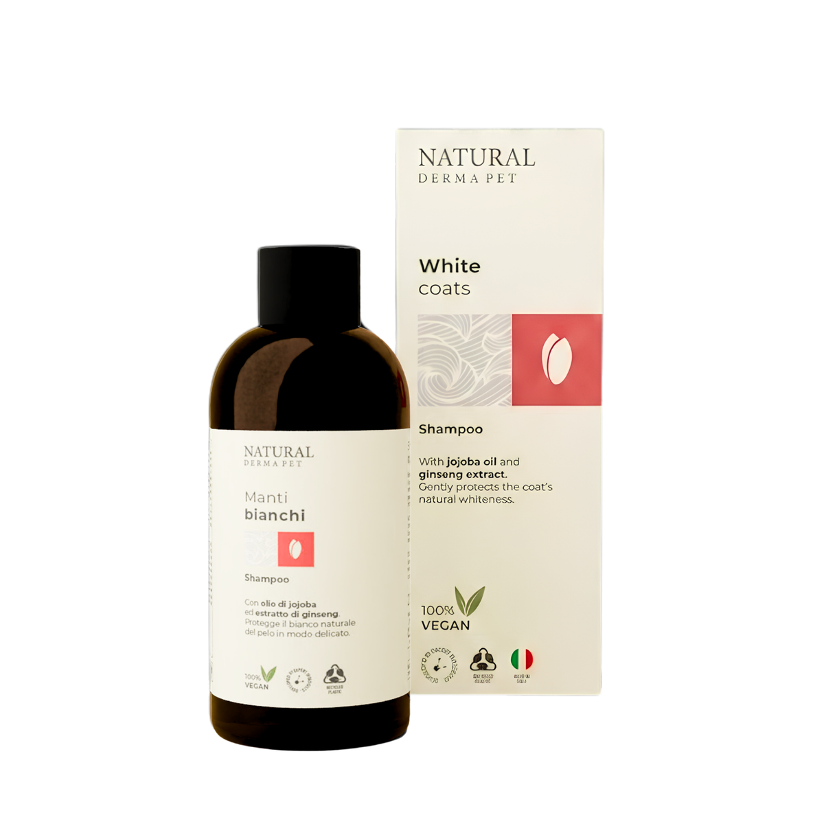 White Coats Brightening Shampoo with Jojoba Oil & Ginseng