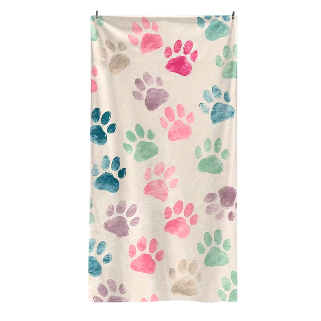Pastel Bloom Beach Towel