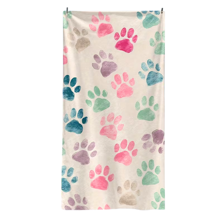 Pastel Bloom Beach Towel