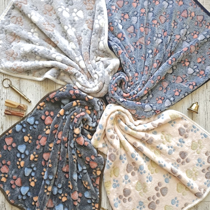 PawPrint 4-Pack Blankets