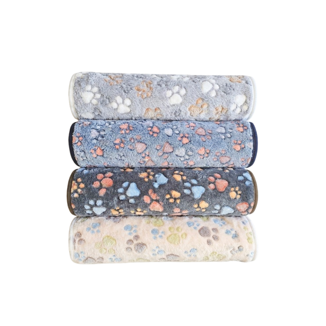 PawPrint 4-Pack Blankets