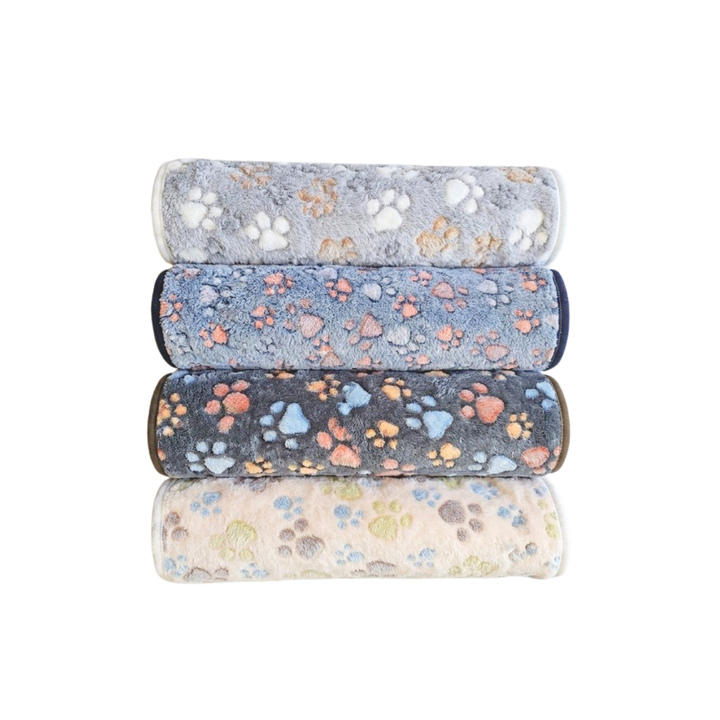 PawPrint 4-Pack Blankets