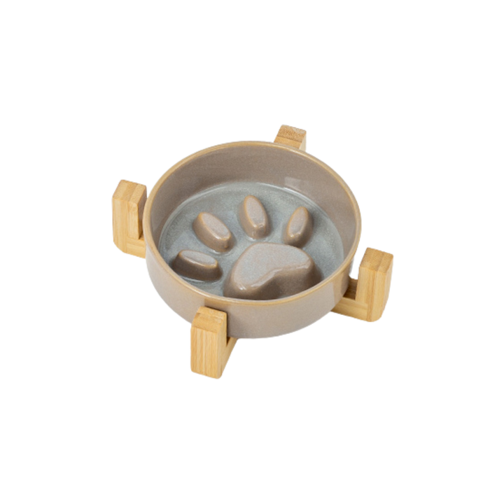 PawNest Slow-Feeder Bowl
