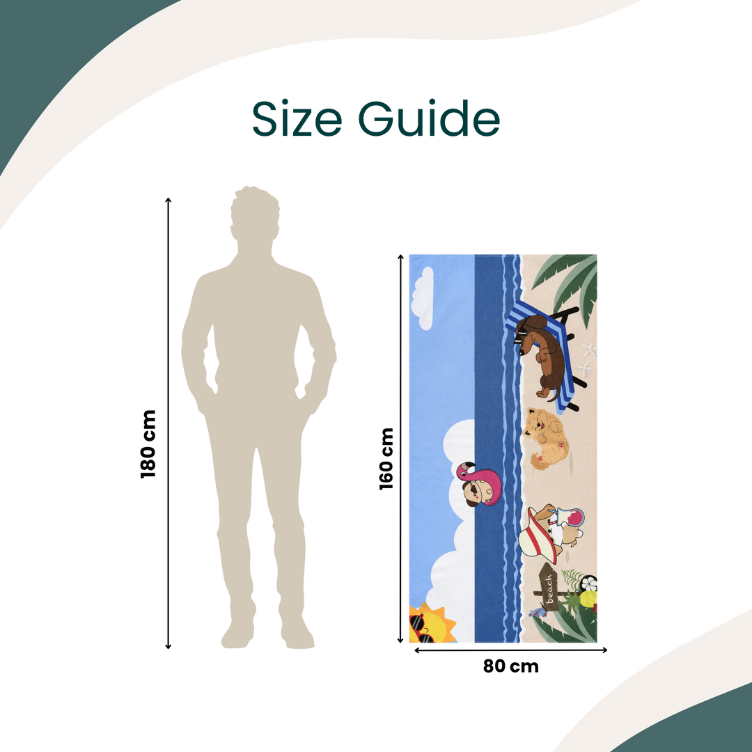 Sand & Smiles Beach Towel