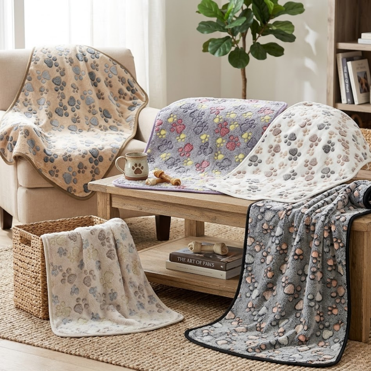 SnugglePaws 5-Pack Blankets